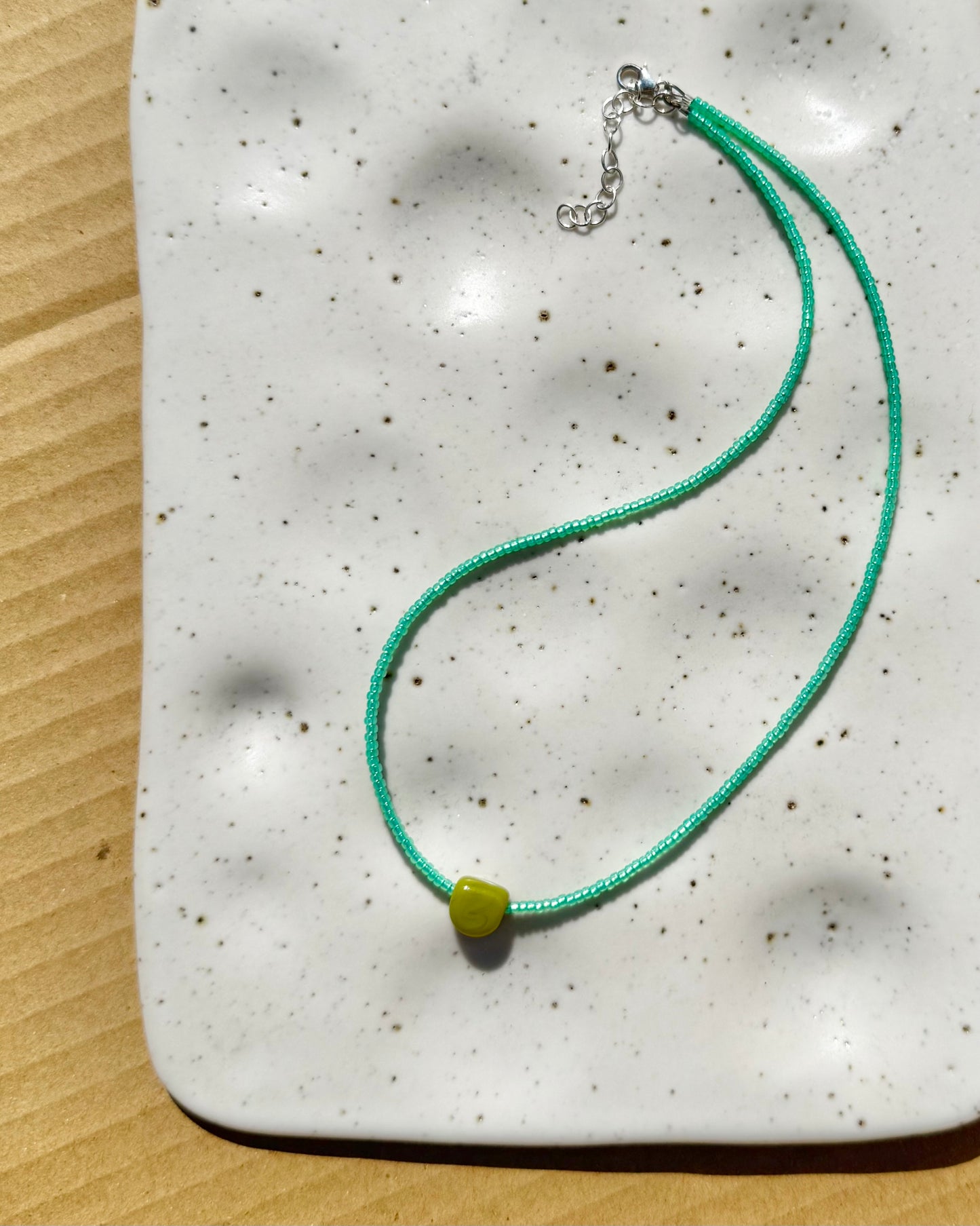 Easy Necklace ~ Chartreuse